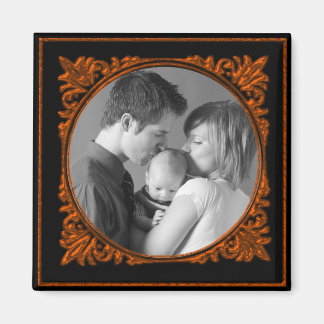 Red & Black Frame Magnet