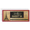 Red Black Gold Paris Sweet 16 Ticket Invitation