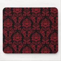 Red & Black Gothic Mouse Pad