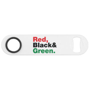 Red, Black & Green.