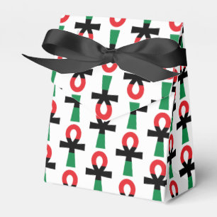 Red, Black & Green Ankh Favour Box
