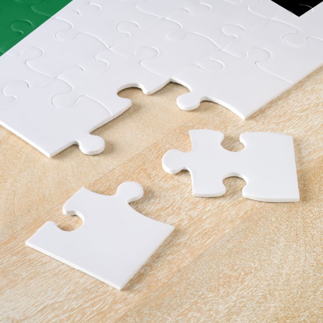 Red, Black & Green Ankh Jigsaw Puzzle (Side)