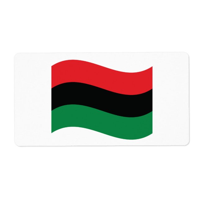 Red, Black & Green Flag (Front)