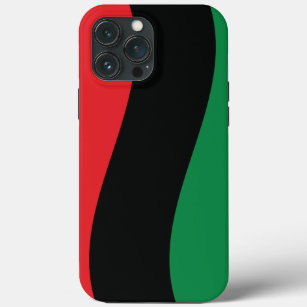 Red, Black & Green Flag iPhone 13 Pro Max Case