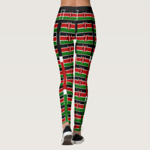 Red Black Green Flag Clothing Leggings