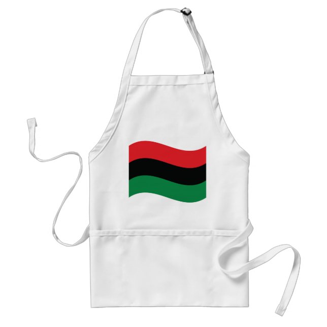 Red, Black & Green Flag Standard Apron (Front)