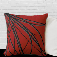 Red Black & Grey Modern Elegant Abstract