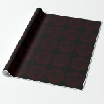 Red & Black Heart Gothic Wedding Wrapping Paper<br><div class="desc">Our beautiful Red & Black Heart Gothic Wedding Wrapping Paper are dark,  yet lovely with our artistic scroll design. They are designed in a collection of several items so your whole wedding can be coordinated with the same style!</div>