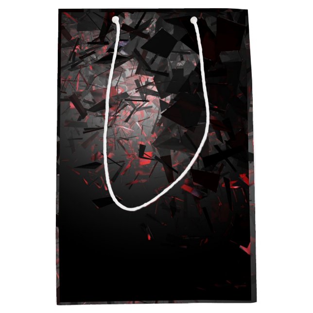 Red & Black Medium Gift Bag (Front)