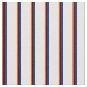 Red, Black, Midnight Blue & Mint Cream Coloured Fabric