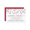 Red & Black Modern Confetti Dots Graduation Party