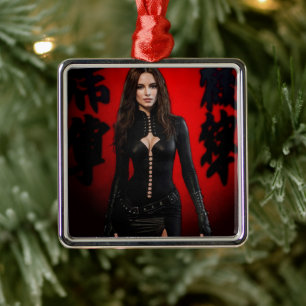 Red Black ornament
