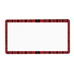 red black pattern