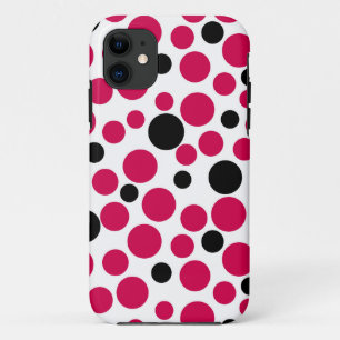 red black peas retro on white background Case-Mate iPhone case