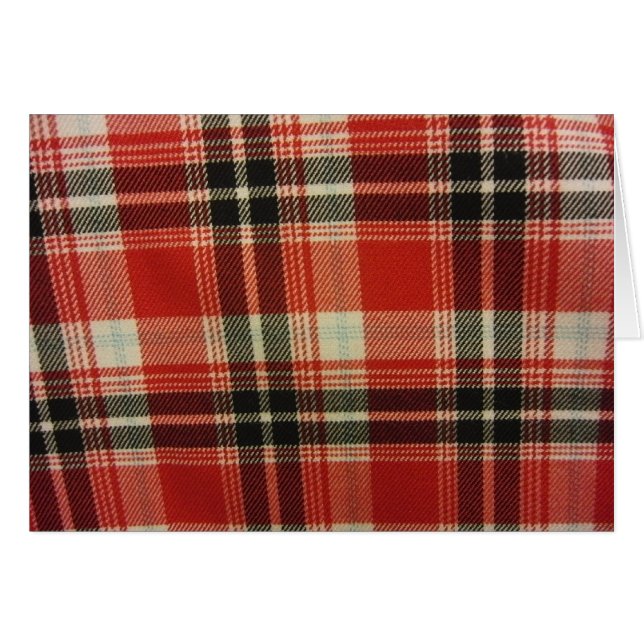 Red & Black Plaid (Front Horizontal)