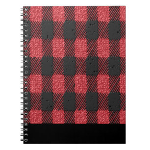 Red & Black plaid Journal
