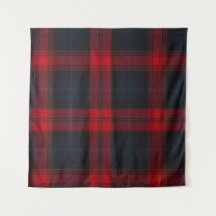 Red & Black Plaid Tapestry/Backdrop