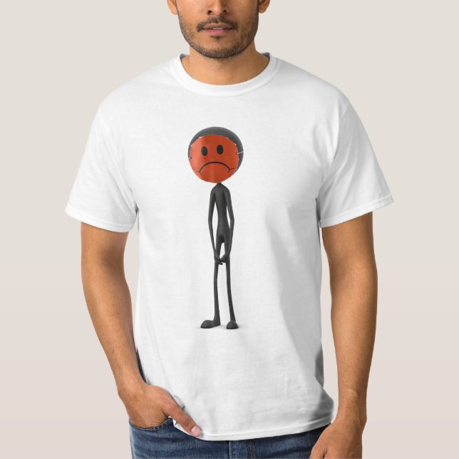 Red/black SAD Mask Shirt (Front)