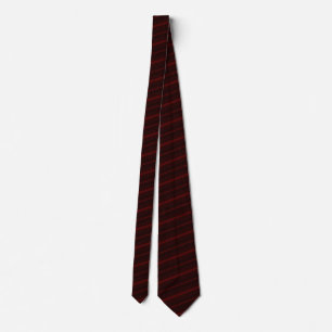Red & Black Striped Tie