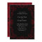 Red & Black Swirl Gothic Wedding Invitations