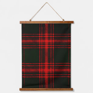 red&black  tartan pattern   hanging tapestry