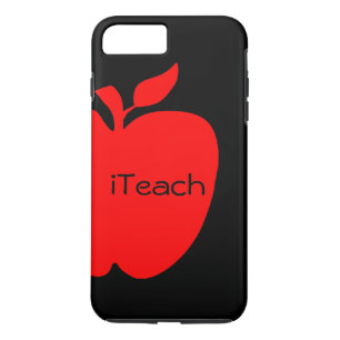 Red & Black Teacher's iPhone 7 Plus case