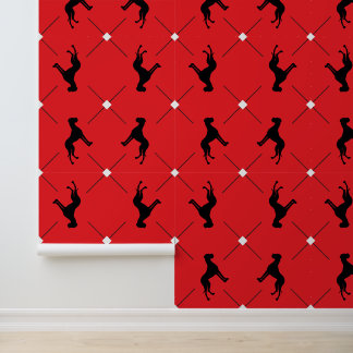 Red Black White Great Dane Wallpaper