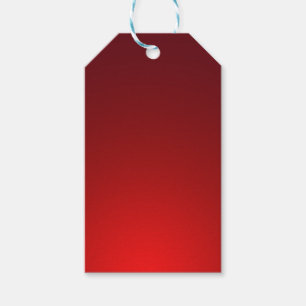Red Blank Elegant Template Gift Tags