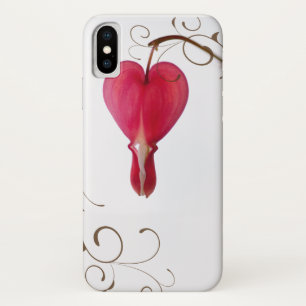 Red Bleeding Heart Flower Case-Mate iPhone Case