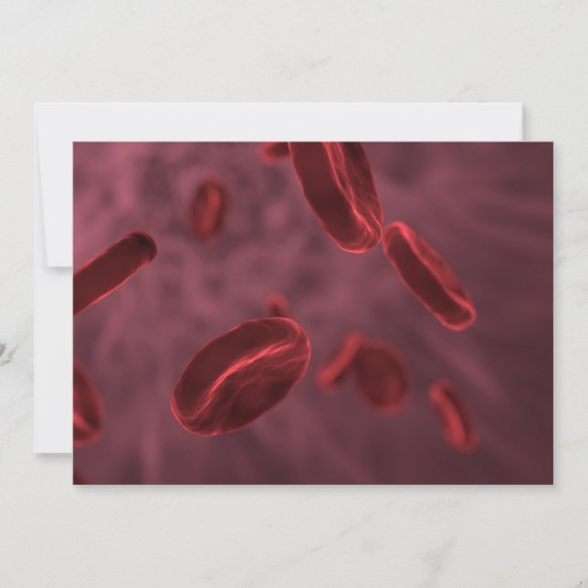 Red Blood Cells Invitation (Front)