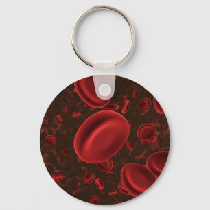 Red Blood Cells Key Ring