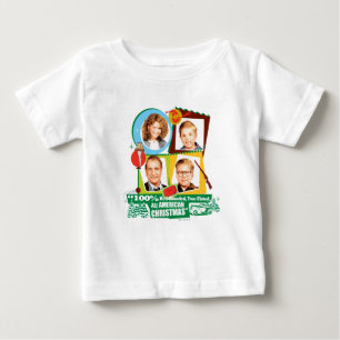 Red-Blooded, Two Fisted, All American Christmas Baby T-Shirt
