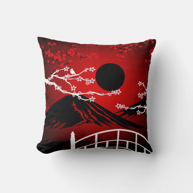 Red Blossom Cushion (Front)
