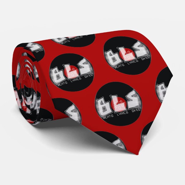 red BLS beats lyrics skill HIP HOP Tie (Rolled)
