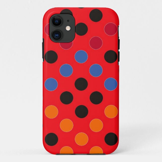 Red, Blue and Orange iPhone 5 Case (Back)