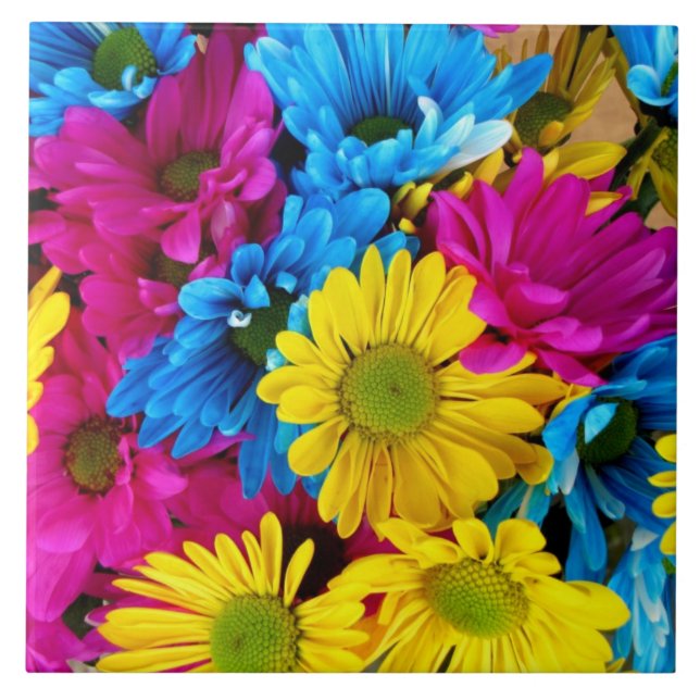 red,blue and yellow tile (Front)