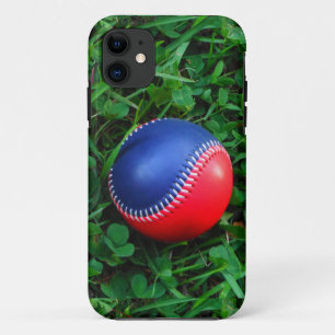 Red & Blue Baseball with White Stitching Case-Mate iPhone Case