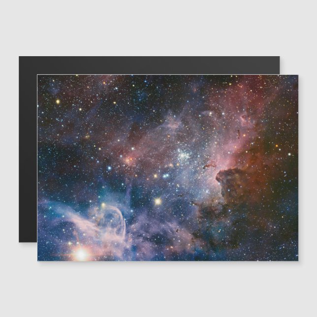 Red & Blue Carina Nebula Hubble Telescope (Front/Back)
