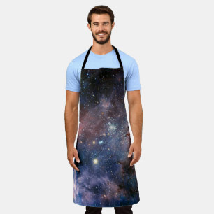 Red & Blue Carina Nebula Hubble Telescope Apron