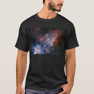 Red & Blue Carina Nebula Hubble Telescope T-Shirt
