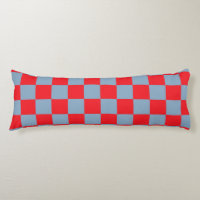 Red Blue Chequered Gingham Pattern