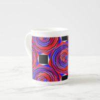 Red & Blue Counter Spiral by Kenneth Yoncich