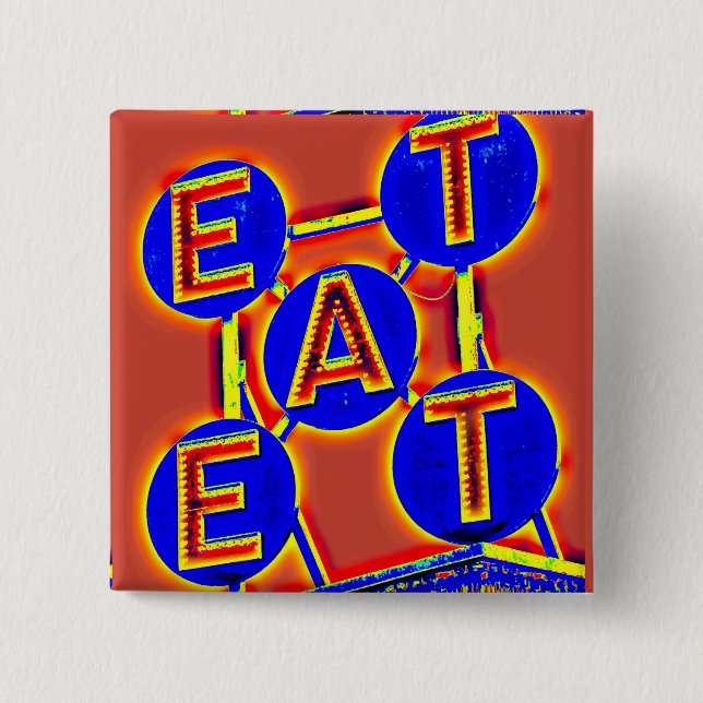 red blue eat button (Front)