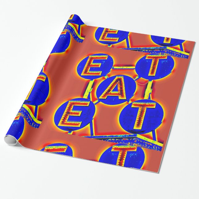 red/blue eat wrapping paper (Unrolled)