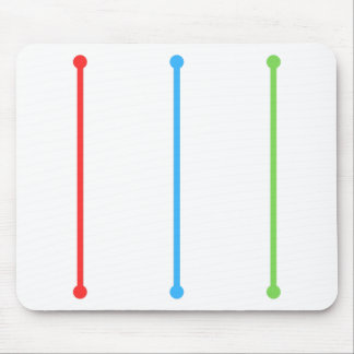 Red Blue Green mouse pad for office work