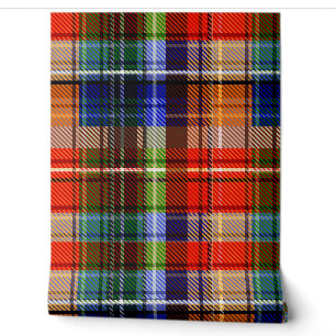 Red Blue Green Yellow Plaid Tartan Design Wallpaper