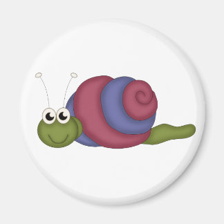 Red & Blue Snail Magnet