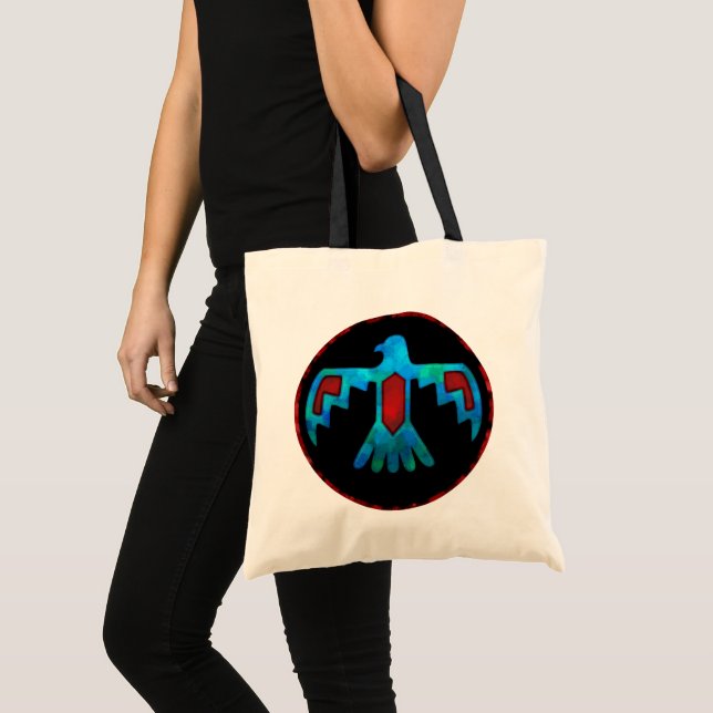 Red & Blue Thunderbird Tote Bag (Front (Product))