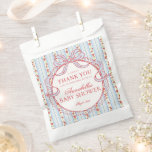 Red Blue Vintage Fancy Floral Baby Shower Dessert Favour Bags<br><div class="desc">A charming blend of vintage elegance and playful femininity, this party decor collection features soft preppy florals paired with delicate coquette bows. Designed to feel timeless yet fresh, each piece brings a sweet, polished touch to your celebration. ★ Let me help you plan your next party! ★ If you need...</div>