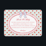 Red & Blue Vintage Floral Books for Baby Insert<br><div class="desc">A charming blend of vintage elegance and playful femininity, this party decor collection features soft preppy florals paired with delicate coquette bows. Designed to feel timeless yet fresh, each piece brings a sweet, polished touch to your celebration. ★ Let me help you plan your next party! ★ If you need...</div>